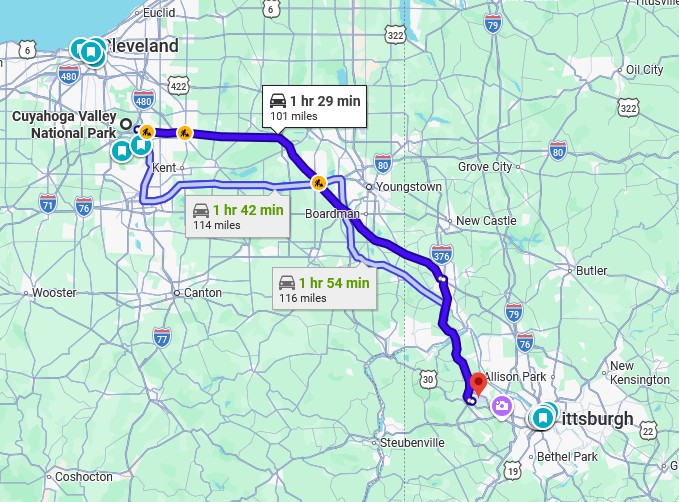 Google maps route planner