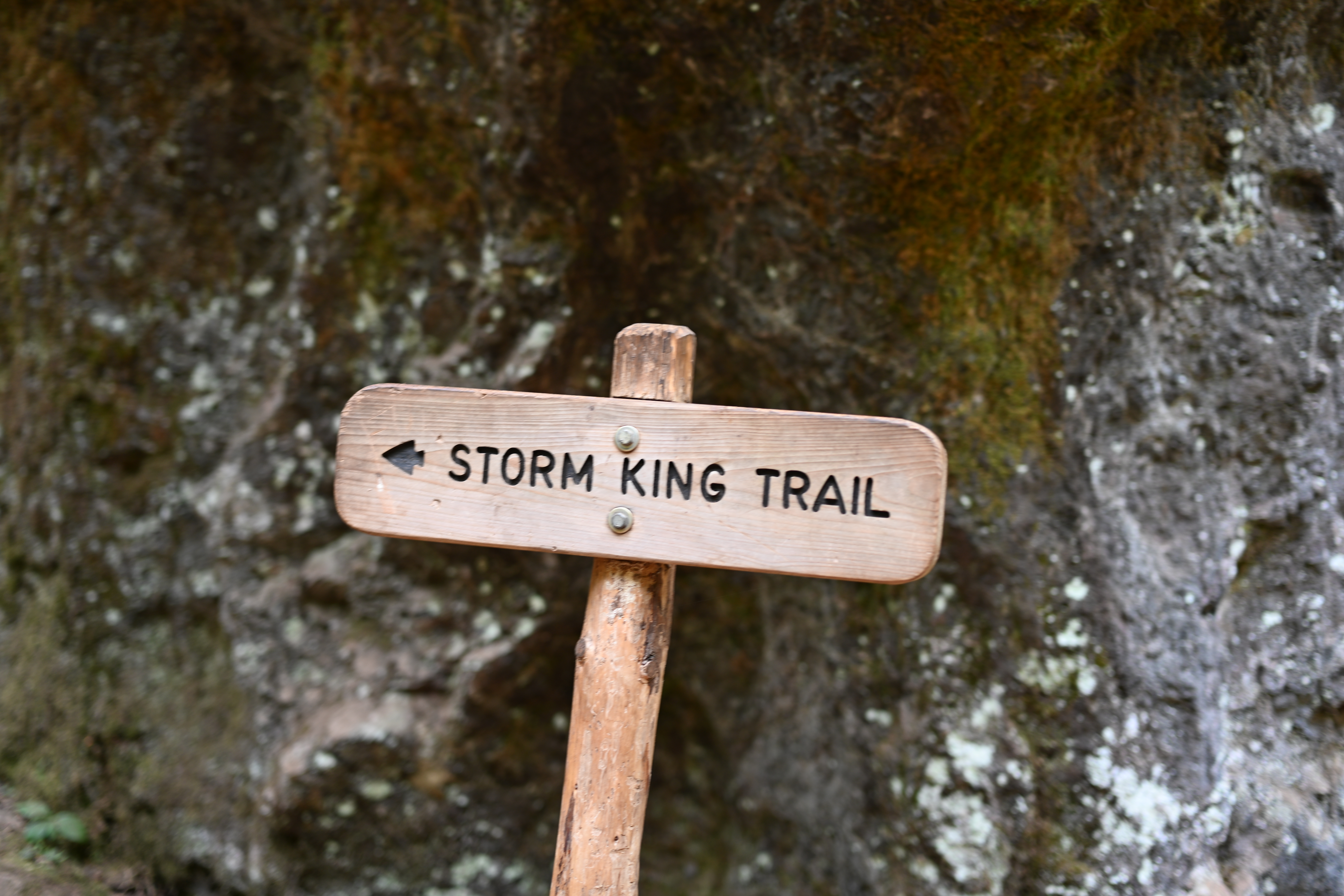 Mt Storm King Hike starting trail marker